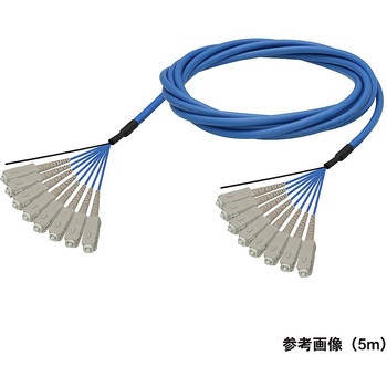 マルチモード光ファイバーケーブル SC-SC 8芯＜屋内用 補強 ＞2～10m ダイヤトレンド