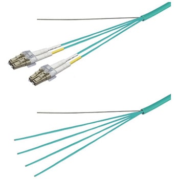 OM3マルチモード光ファイバーケーブル LC-コネクタなし 4芯＜屋内用 補強 ＞2～10m ダイヤトレンド