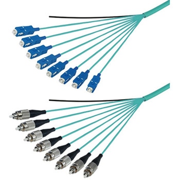 OM3マルチモード光ファイバーケーブル SC-FC 8芯＜屋内用 補強 ＞2～10m ダイヤトレンド