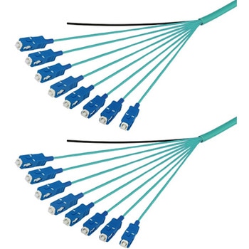 OM3マルチモード光ファイバーケーブル SC-SC 8芯＜屋内用 補強 ＞2～10m - ダイヤトレンド