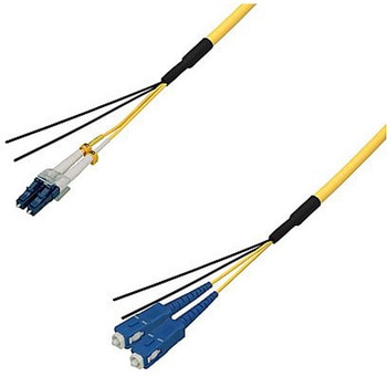 シングルモード光ファイバーケーブル LC-SC 2芯＜屋内用 補強 ＞2～10m ダイヤトレンド