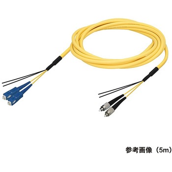 シングルモード光ファイバーケーブル SC-FC 2芯＜屋内用 補強 ＞2～10m ダイヤトレンド