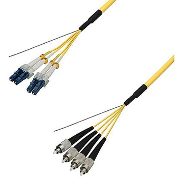 シングルモード光ファイバーケーブル LC-FC 4芯＜屋内用 補強 ＞2～10m ダイヤトレンド