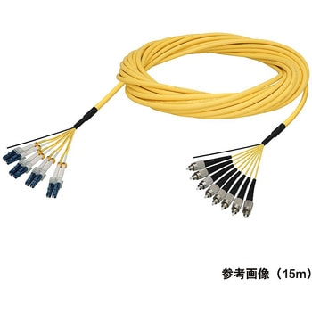 シングルモード光ファイバーケーブル LC-FC 8芯＜屋内用 補強 ＞2～10m ダイヤトレンド