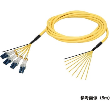 シングルモード光ファイバーケーブル LC-コネクタなし 8芯＜屋内用 補強 ＞2～10m ダイヤトレンド