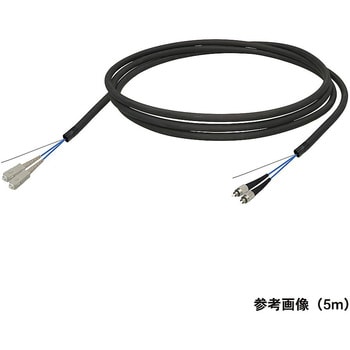 マルチモード光ファイバーケーブル SC-FC 2芯＜屋外用 補強 LAPシース＞2～10m ダイヤトレンド