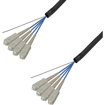 マルチモード光ファイバーケーブル SC-SC 4芯＜屋外用 補強 LAPシース＞2～10m - ダイヤトレンド