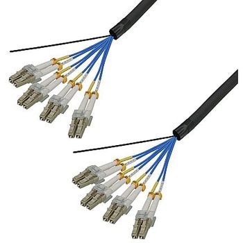 マルチモード光ファイバーケーブル LC-LC 8芯＜屋外用 補強 LAPシース＞2～10m ダイヤトレンド