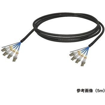 マルチモード光ファイバーケーブル LC-LC 8芯＜屋外用 補強 LAPシース＞2～10m ダイヤトレンド