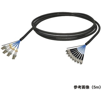 マルチモード光ファイバーケーブル LC-FC 8芯＜屋外用 補強 LAPシース＞2～10m ダイヤトレンド
