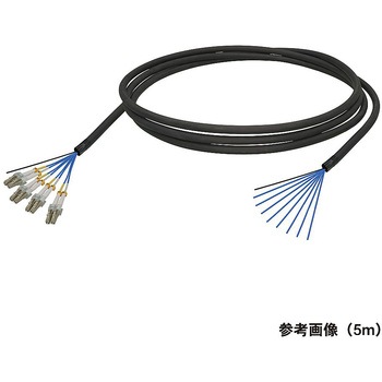 マルチモード光ファイバーケーブル LC-コネクタなし 8芯＜屋外用 補強 LAPシース＞2～10m ダイヤトレンド