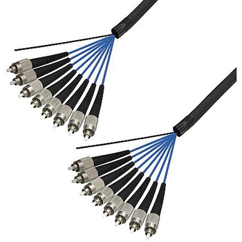 マルチモード光ファイバーケーブル FC-FC 8芯＜屋外用 補強 LAPシース＞2～10m ダイヤトレンド