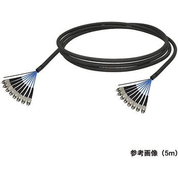 マルチモード光ファイバーケーブル FC-FC 8芯＜屋外用 補強 LAPシース＞2～10m ダイヤトレンド
