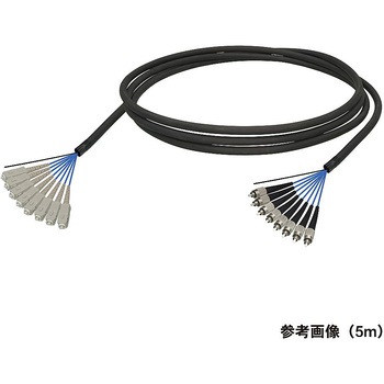 マルチモード光ファイバーケーブル SC-FC 8芯＜屋外用 補強 LAPシース＞2～10m ダイヤトレンド