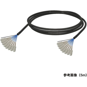 マルチモード光ファイバーケーブル SC-SC 8芯＜屋外用 補強 LAPシース＞2～10m ダイヤトレンド