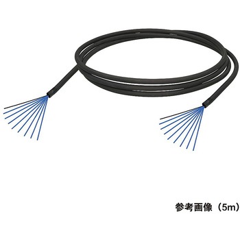 マルチモード光ファイバーケーブル 両端コネクタなし 8芯＜屋外用 補強 LAPシース＞2～10m ダイヤトレンド