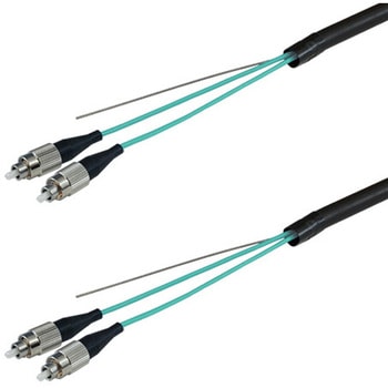 OM3マルチモード光ファイバーケーブル FC-FC 2芯＜屋外用 補強 LAPシース＞2～10m ダイヤトレンド