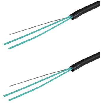 OM3マルチモード光ファイバーケーブル 両端コネクタなし 2芯＜屋外用 補強 LAPシース＞2～10m ダイヤトレンド