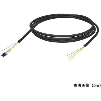 シングルモード光ファイバーケーブル LC-コネクタなし 2芯＜屋外用 補強 LAPシース＞2～10m ダイヤトレンド