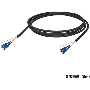 シングルモード光ファイバーケーブル SC-SC 2芯＜屋外用 補強 LAPシース＞2～10m ダイヤトレンド