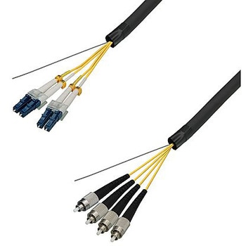 シングルモード光ファイバーケーブル LC-FC 4芯＜屋外用 補強 LAPシース＞2～10m ダイヤトレンド
