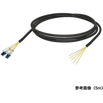 シングルモード光ファイバーケーブル LC-コネクタなし 4芯＜屋外用 補強 LAPシース＞2～10m ダイヤトレンド