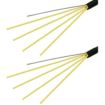 シングルモード光ファイバーケーブル 両端コネクタなし 4芯＜屋外用 補強 LAPシース＞2～10m ダイヤトレンド