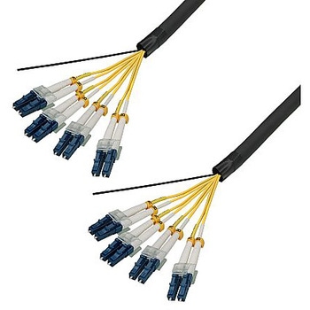 シングルモード光ファイバーケーブル LC-LC 8芯＜屋外用 補強 LAPシース＞2～10m ダイヤトレンド