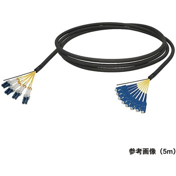 シングルモード光ファイバーケーブル LC-SC 8芯＜屋外用 補強 LAPシース＞2～10m ダイヤトレンド