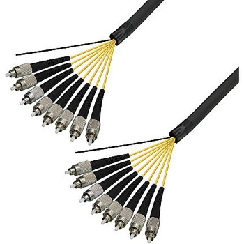 シングルモード光ファイバーケーブル FC-FC 8芯＜屋外用 補強 LAPシース＞2～10m ダイヤトレンド