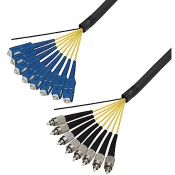 シングルモード光ファイバーケーブル SC-FC 8芯＜屋外用 補強 LAPシース＞2～10m ダイヤトレンド