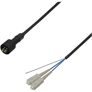 マルチモード光ファイバーケーブル LC-SC 2芯＜防塵防水 片端 ＞2～10m ダイヤトレンド