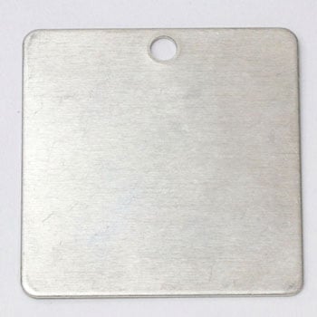 51x51mm[アルミ]タグブランク エスコ