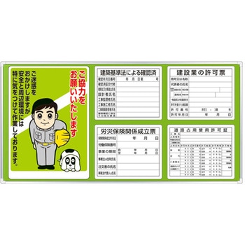 表示板取付 ベース・表示板付 303シリーズ アズワン