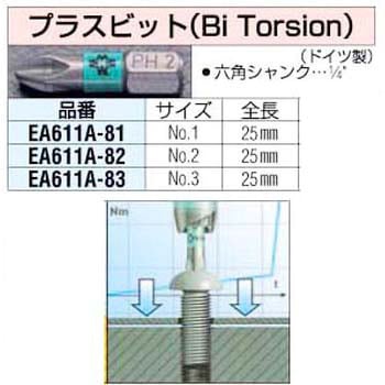 No3x25mm [+]ビット - エスコ