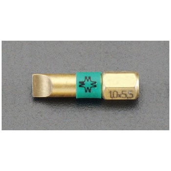 0.8x5.5 25mm ダイヤツキ マイナスビット エスコ
