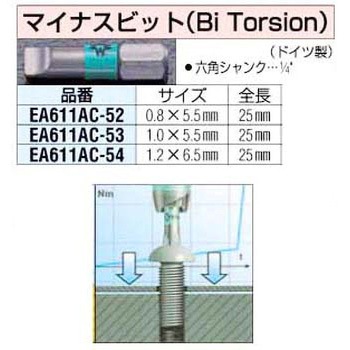 1.0x5.5 25mm [-]ビット エスコ