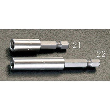 1/4"Hex-75mm ビットホルダー[マグネット付] エスコ
