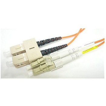 光ケーブル 2心メガネ 2Φ LC/SCコネクタ Duplex マルチモード 62.5/125 オレンジ色 AFP2-DLC/DSC-62シリーズ エイム電子
