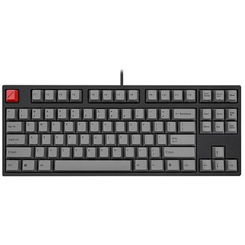 メカニカル テンキーレスキーボード 英語 US ANSI 配列 黒ボディ・グレーキーキャップ AS-KBM87シリーズ アーキサイト