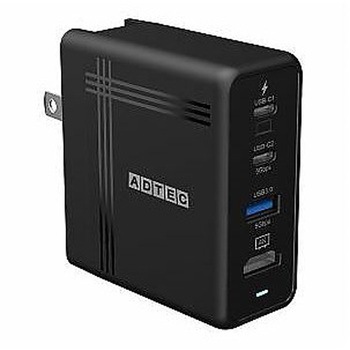PD充電器/最大74W Type-C x2、Type-A x1 & HDMI x1 ケーブル付 APD-V074AC2Hシリーズ アドテック