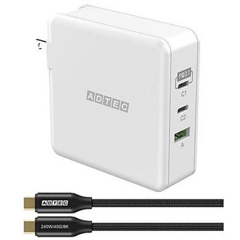 PD充電器 最大140W ホワイト APD-V140AC2シリーズ アドテック