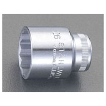 1/2sqx24mm ソケット エスコ