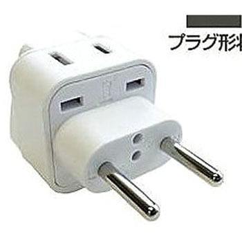 海外用2口変換プラグCタイプ カシムラ