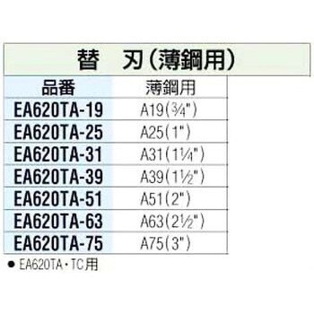 EA620TA-63 A-63 用パンチセット 1個 エスコ 【通販モノタロウ】