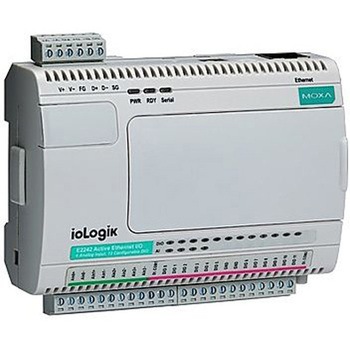 イーサネットRTU 4AI 12DIO IOLOGIK E2242シリーズ MOXA