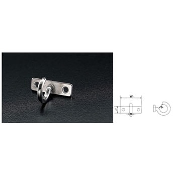 4mm プレートフック エスコ