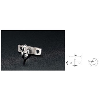 6mm プレートフック エスコ