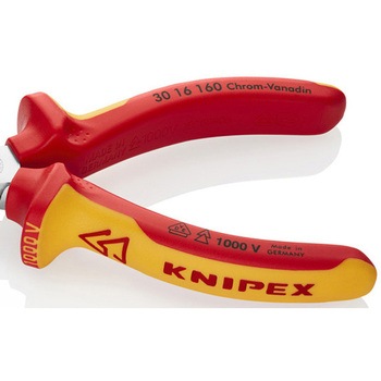 160mm 絶縁ロングノーズプライヤー エスコ