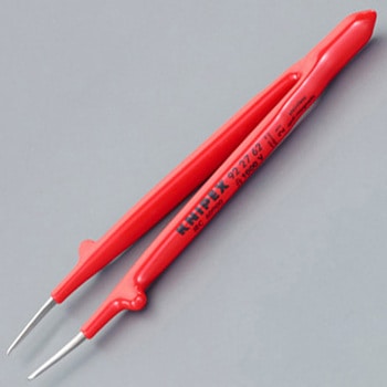 150mm 絶縁ピンセット[直] - エスコ